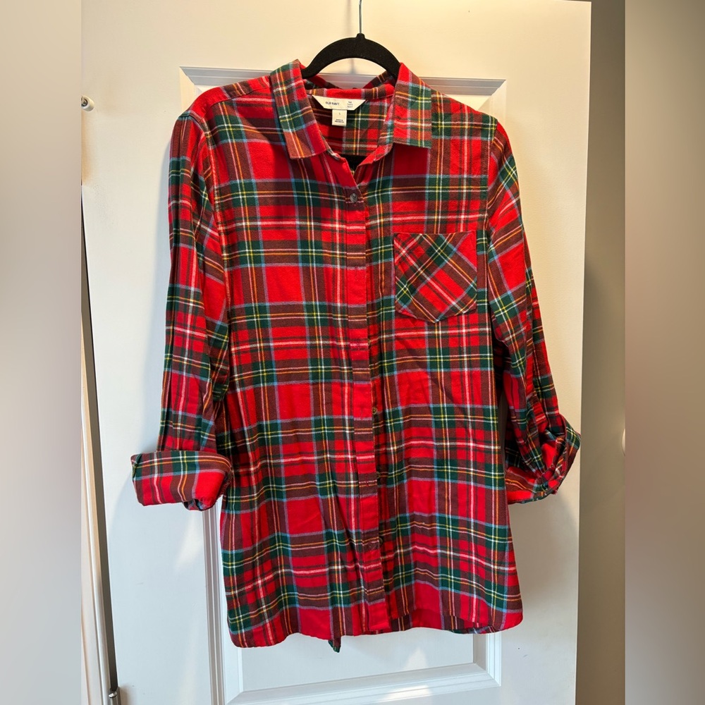 Old Navy Tunic Button Down Shirt